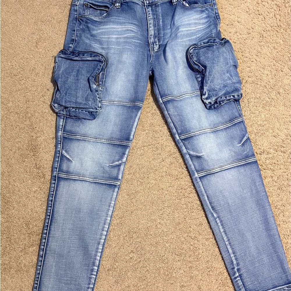 Fashion Nova Blue Slim Men Jeans